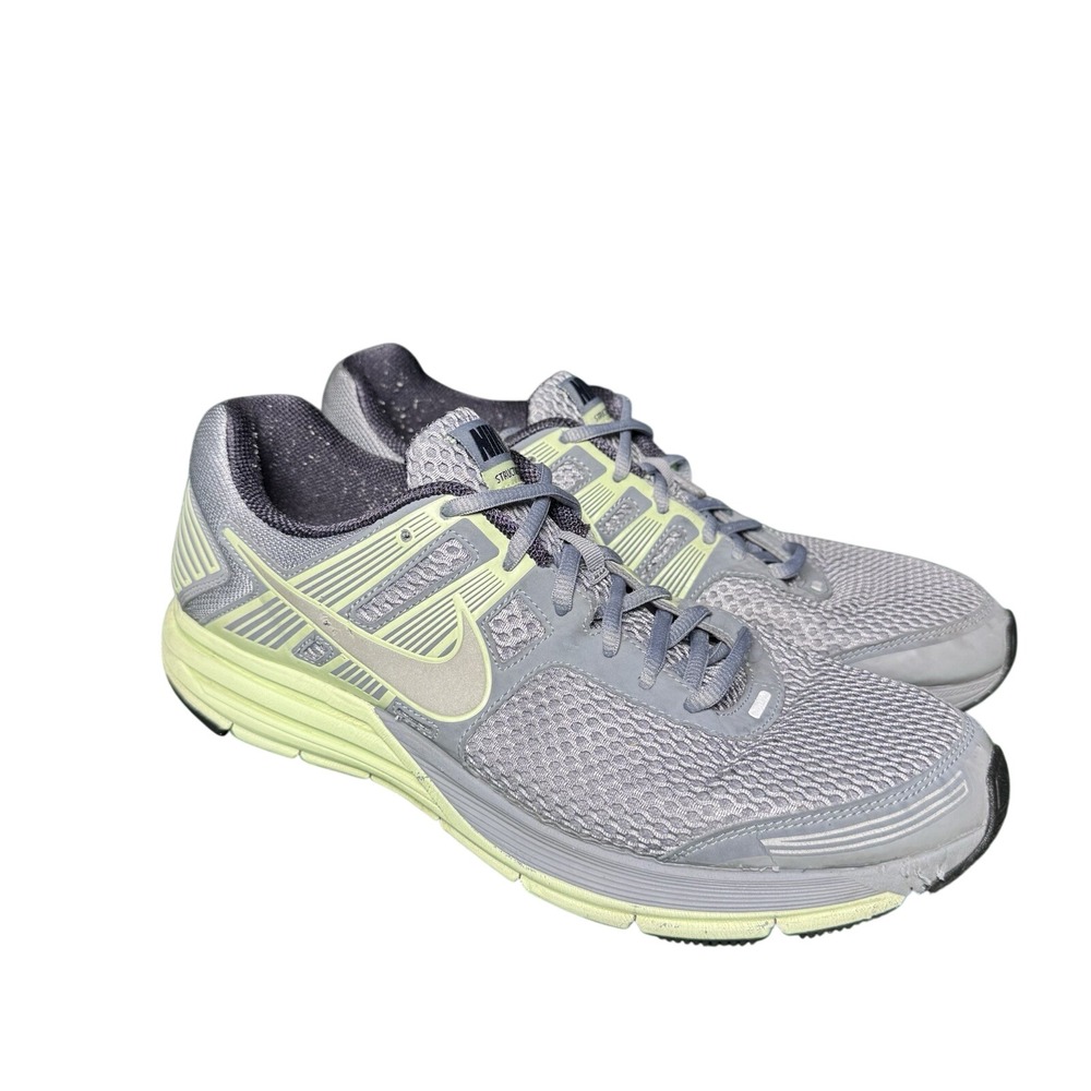 Nike Air Zoom Structure 16 Stealth Grey Volt Running Shoe 536974-003 Womens 11.5